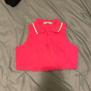 Pink Crop Top